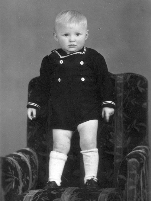 Dieter Alpheo Müller als Kind Dieter Alpheo Müller